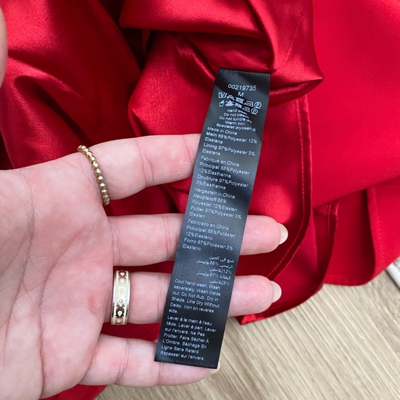 NWT City Chic Iliana Dress in Cherry Size 18 Red with Crystal Flower Detail - Picture 13 of 16